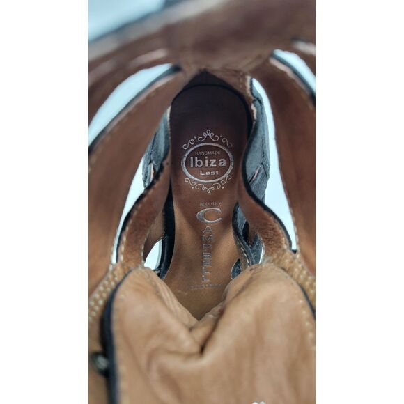 Jeffrey Campbell Slashd Cap Black Chrome Sandal Boots - Picture 8 of 9